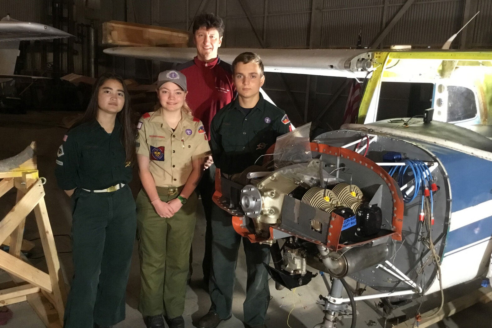 Boy Scouts Program Providing Valuable Aviation Maintenance Experience