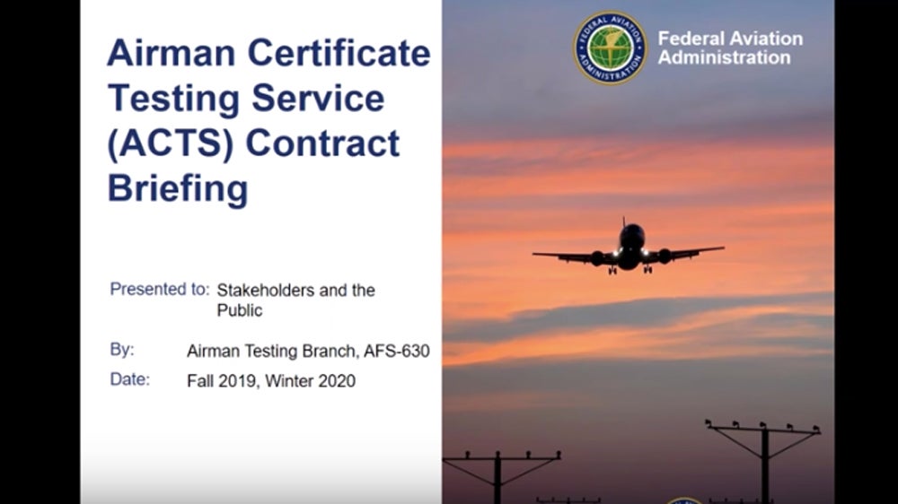 FAA Seeks Pilot Input on Exams
