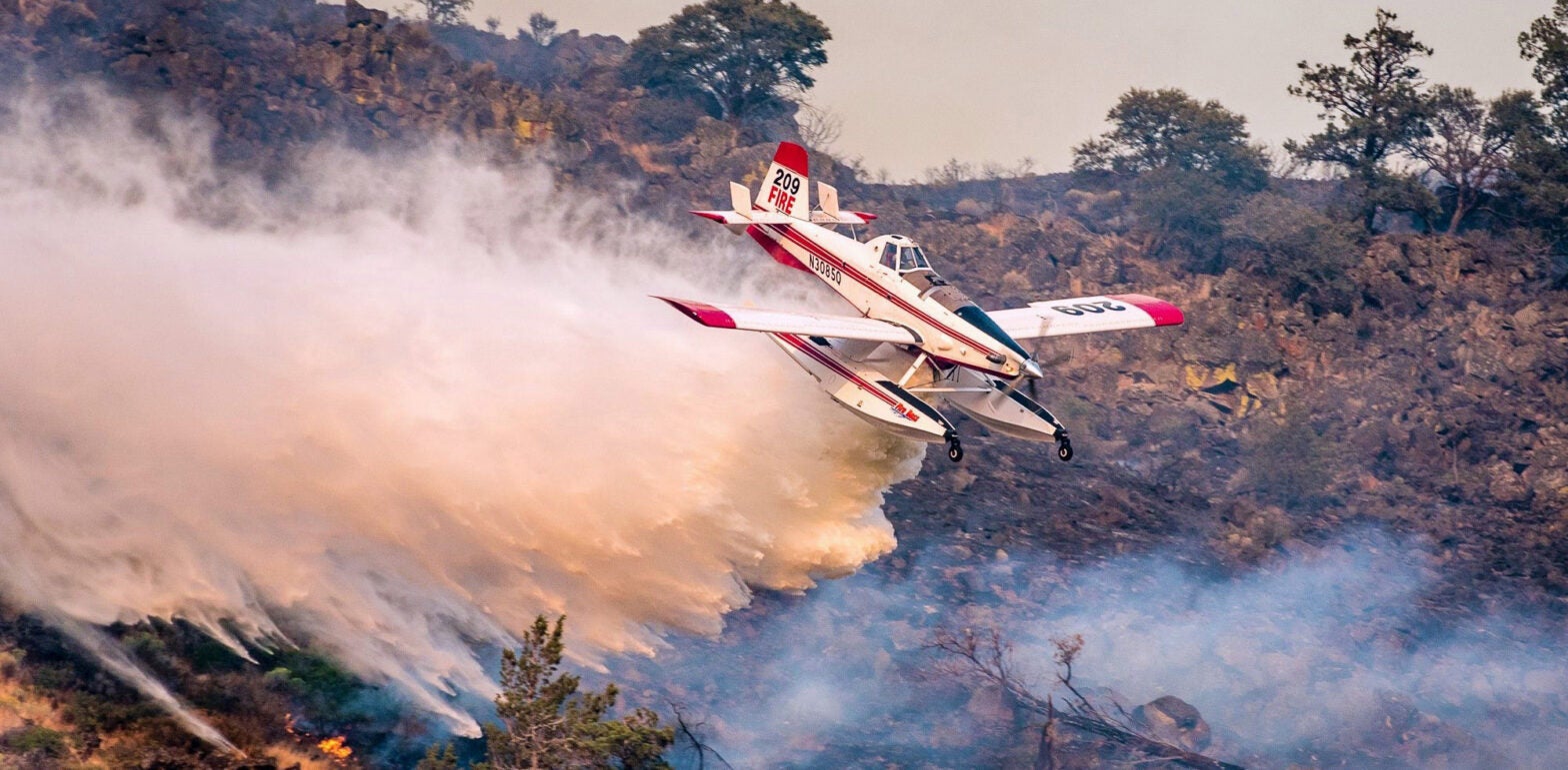Air Attack Support Proving Critical to Fighting West Coast Fires