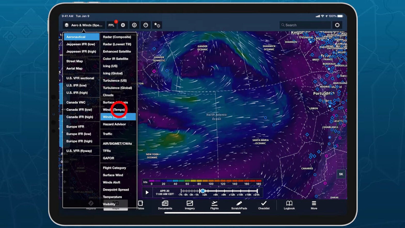 ForeFlight Update Includes Dynamic WX, Background Downloads