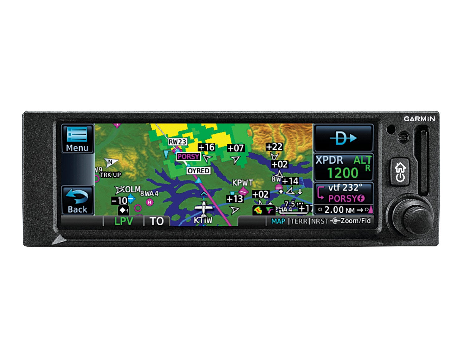 Garmin GNX 375 Combines GPS with ADS-B