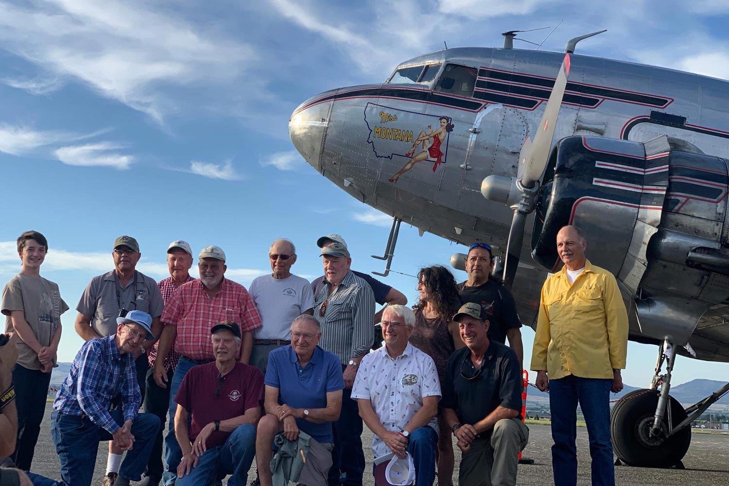 Miss Montana’s Crew Honors Smokejumpers in Memorial Drop