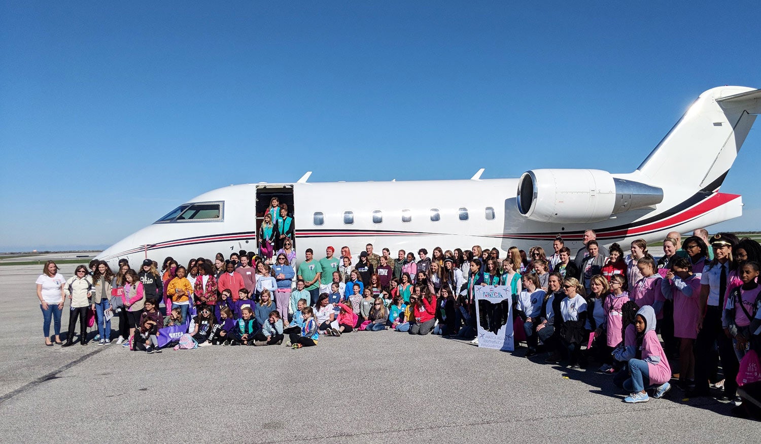 Massive Recruitment Effort at WAI Girls in Aviation Day