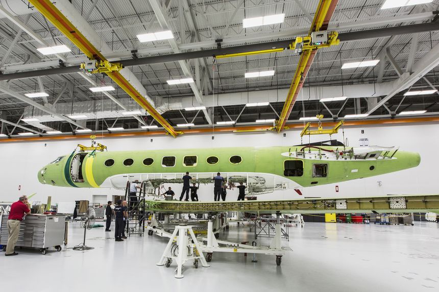 First Gulfstream G600 Coming Together in Savannah