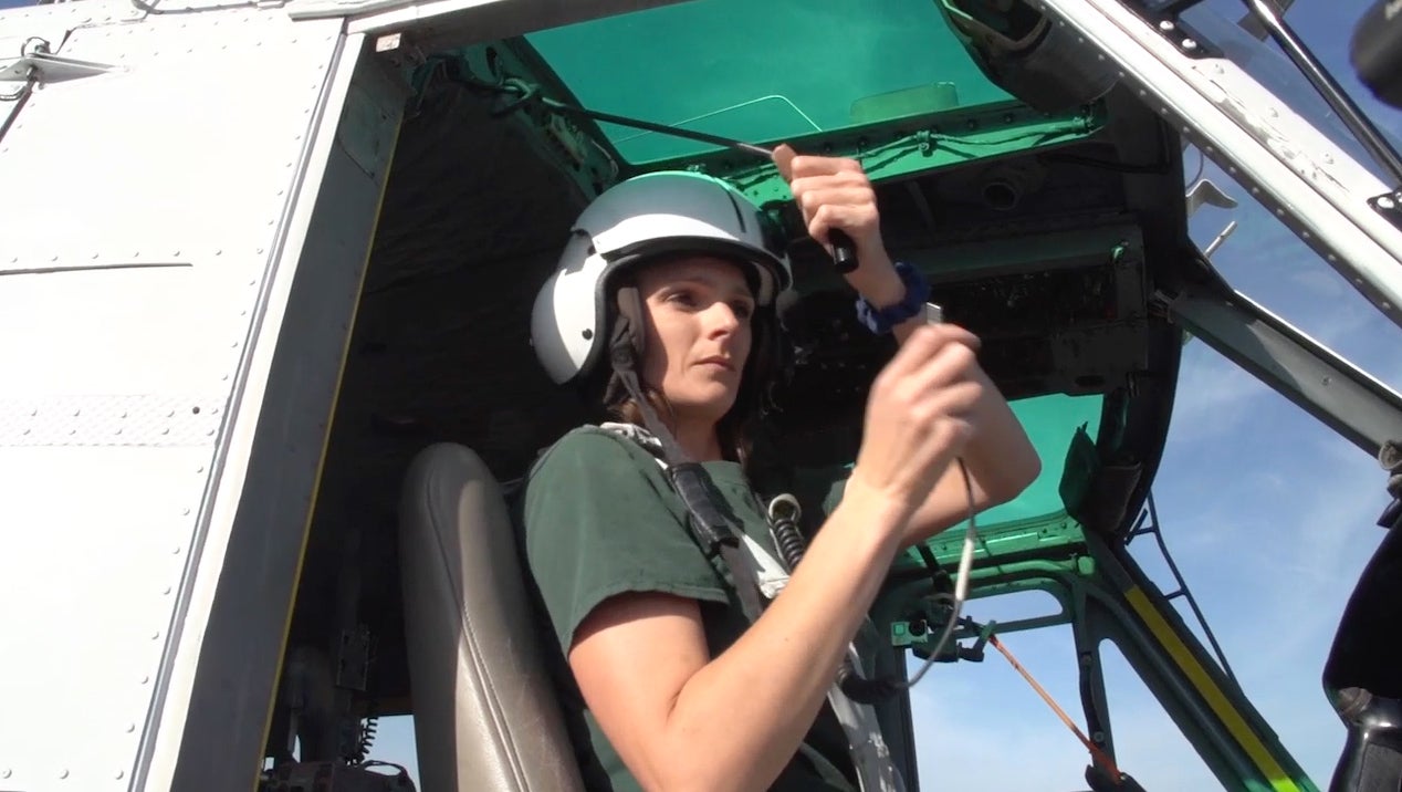 Marie Fredieu Is the First Female Helicopter Pilot with the Florida Forest Service