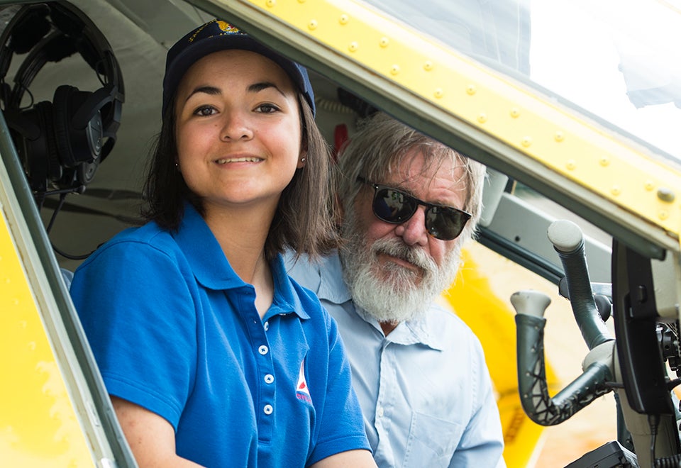 Harrison Ford Flies 2 Millionth Young Eagle