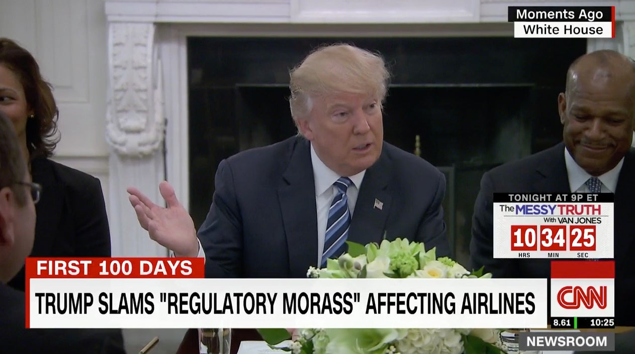 Trump Promises ‘Big Changes’ During Sit-Down with Airline CEOs