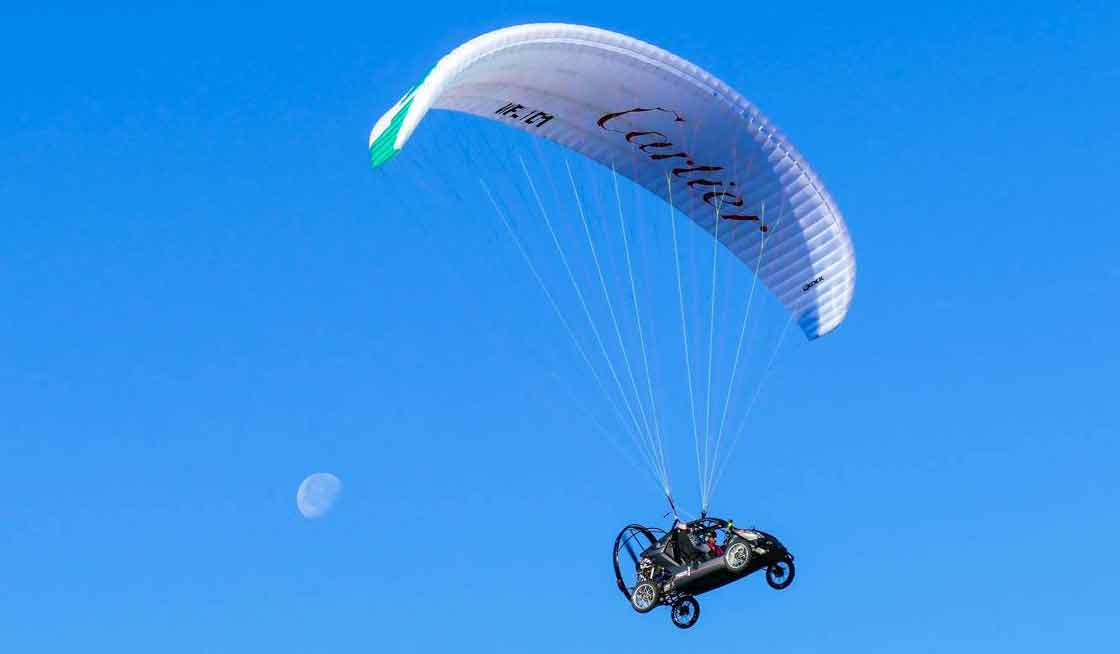 French Pilot Bruno Vezzoli Crosses English Channel in a Flying Car