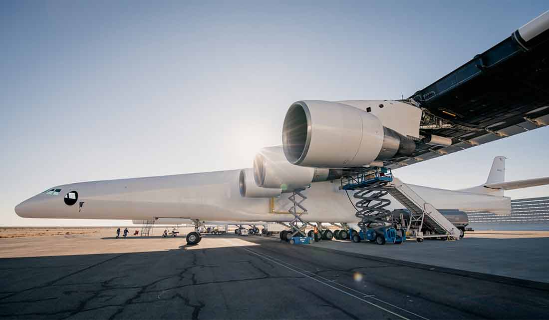 Giant Stratolaunch Begins Engine Tests