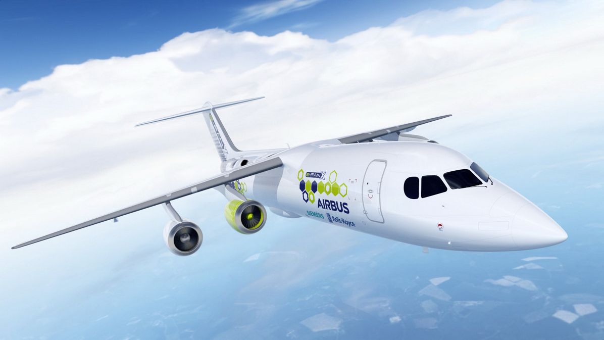Airbus Teams with Roll-Royce, Siemens on E-Fan X Hybrid-Electric Technology