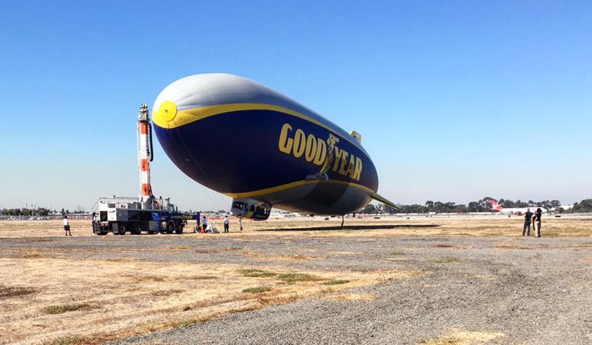 Goodyear’s Newest Blimp Arrives in Southern California