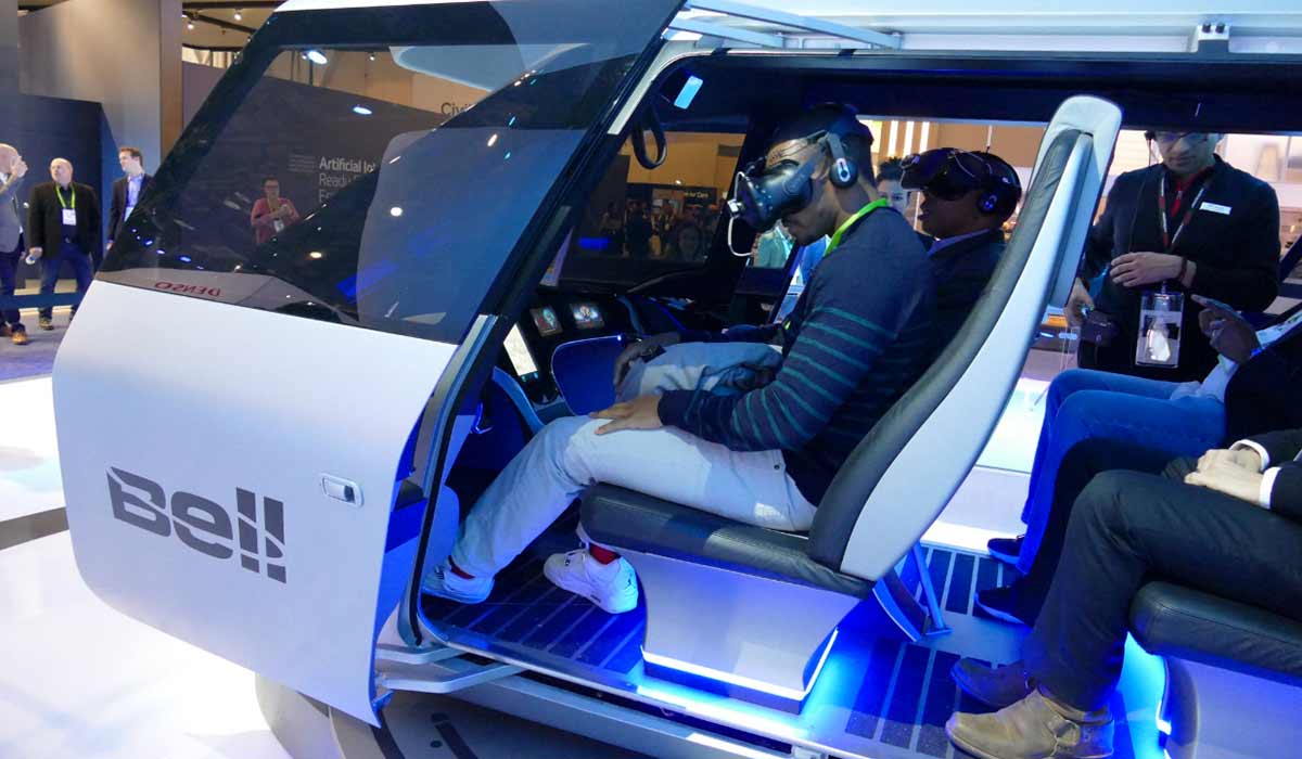 Bell’s Air Taxi VR Experience a Hit at CES