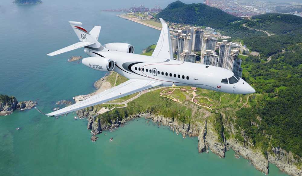 Moving on from the Falcon 5X, Dassault Launches All-New 6X