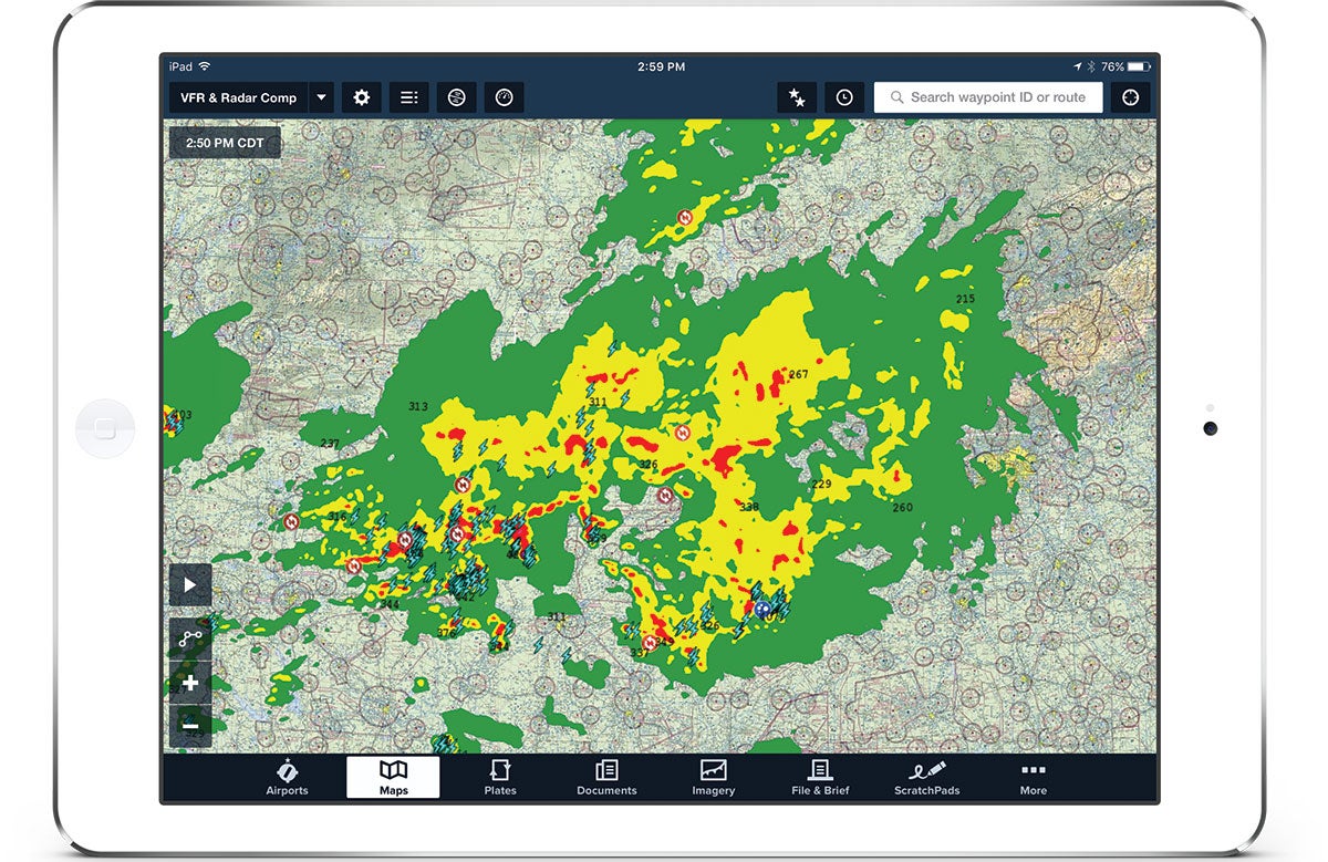 Flying with Datalink Weather