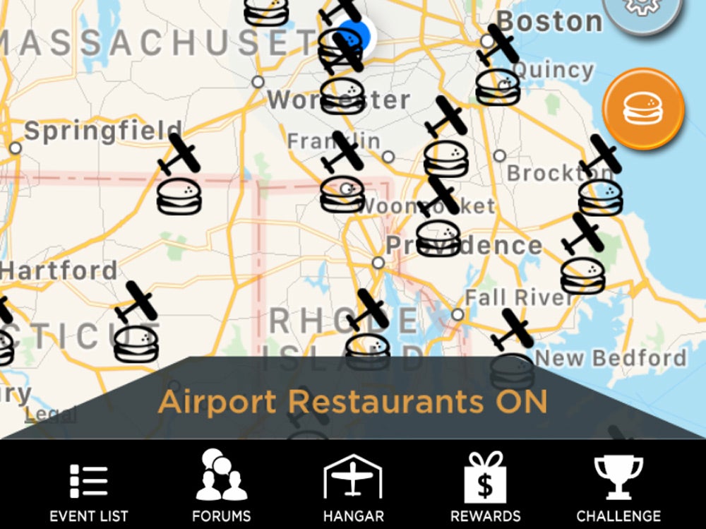 SocialFlight’s “Burger Flight” Helps Pilots Find Airport Restaurants