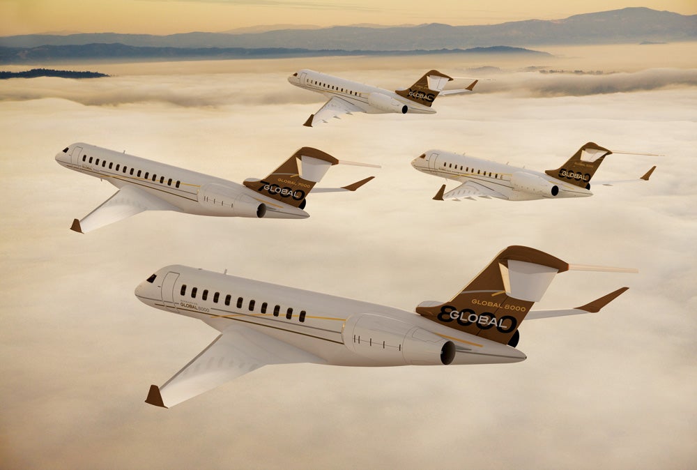 New Bombardier Global Siblings Stretch Out to 7,900 Miles