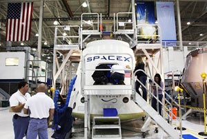 SpaceX Unveils Cabin of the Future to NASA Astronauts