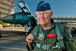 Chuck Yeager Breaks Sound Barrier on 65th Anniversary
