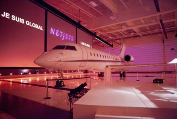 Bombardier Delivers NetJets Global with Great Fanfare
