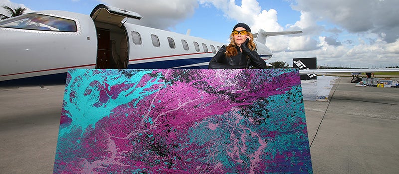 Creating Learjet Art with an $11 Million Paintbrush