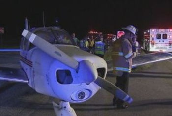 Out of Fuel, Pilot Lands on Highway