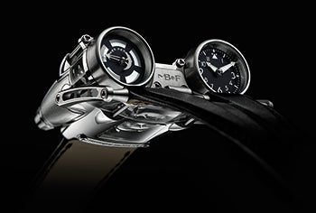 Big Watch Gone Mad: Twin &#8216;Turbofan&#8217; Timepiece