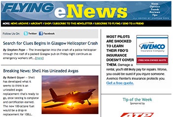 Sign Up for Flying&#8217;s Weekly eNewsletter