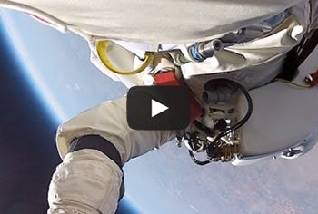 Video: Stunning New View of Felix Baumgartner&#8217;s Jump