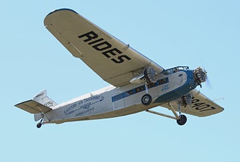 Flying in a Ford Trimotor