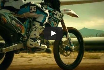 Video: Airplane Graveyard Turned to Motocross Playground