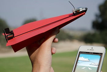 Turn a Paper Plane into a Drone with Your Smartphone