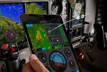 Garmin Connext Links Tablets with Installed Avionics