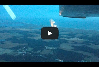 Video: Antares Rocket Explosion Seen from Small Airplane