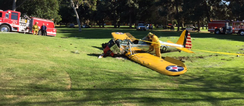 NTSB Releases Harrison Ford Plane Crash Accident Report