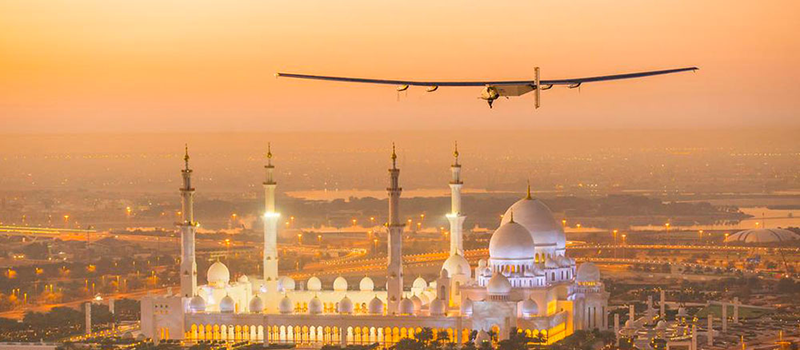 Solar Impulse Takes Off on Round-the-World Trip