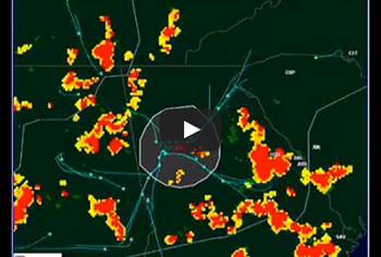 Video: Timelapse as Severe Weather Shuts Down Major Airport