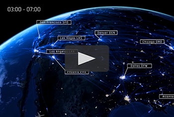 Video: Tracking 24 Hours of U.S. Air Traffic