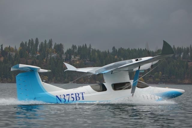 Burt Rutan Takes SkiGull to the Water
