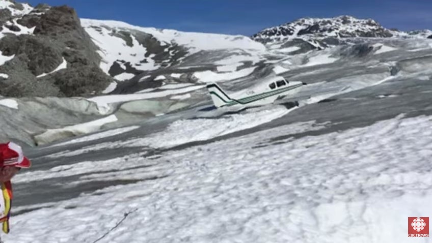 Video: Canadian Pilot Describes Harrowing Glacier Landing