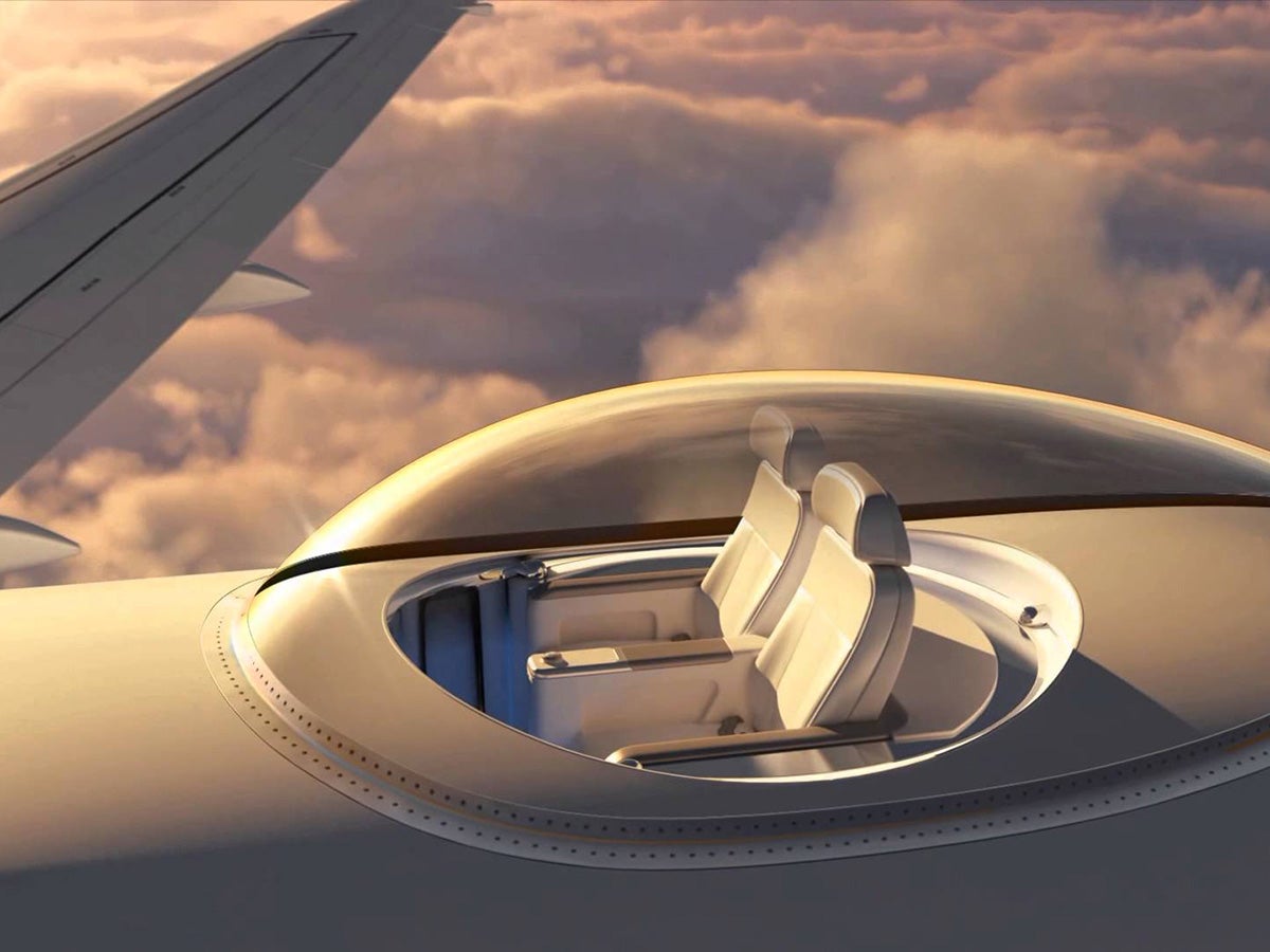 SkyDeck Design Puts Luxury Seats on Top of Aircraft