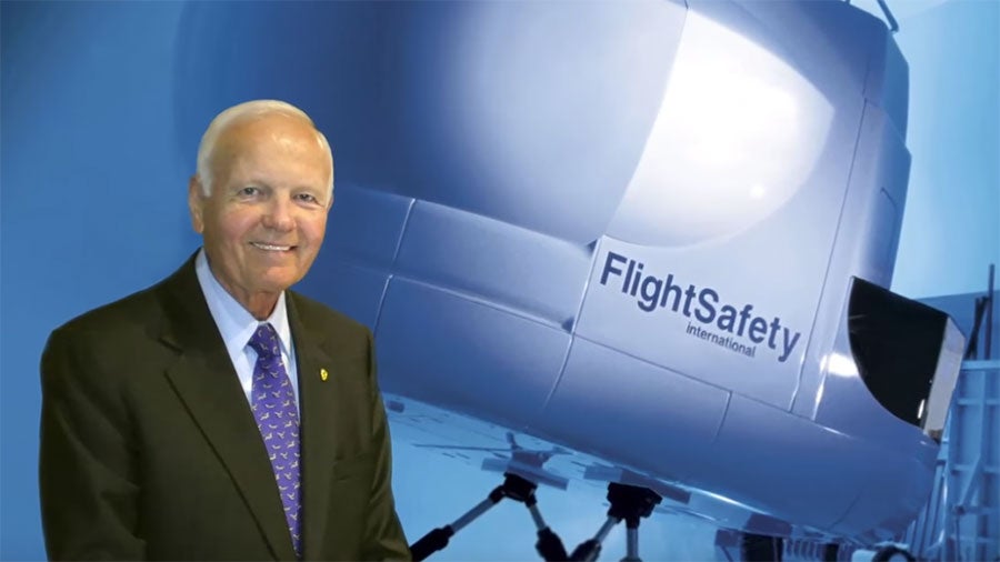 FlightSafety’s Bruce Whitman Dies at 85