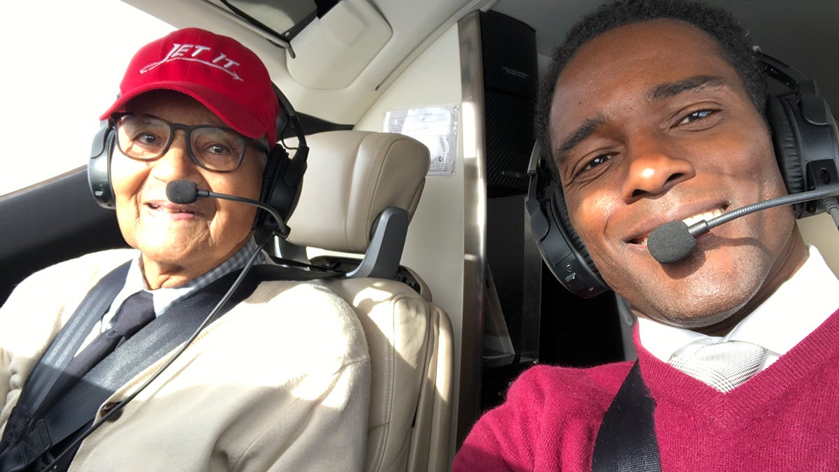 Tuskegee Airman, Col. Charles McGee, Celebrates 99th Birthday in the Air