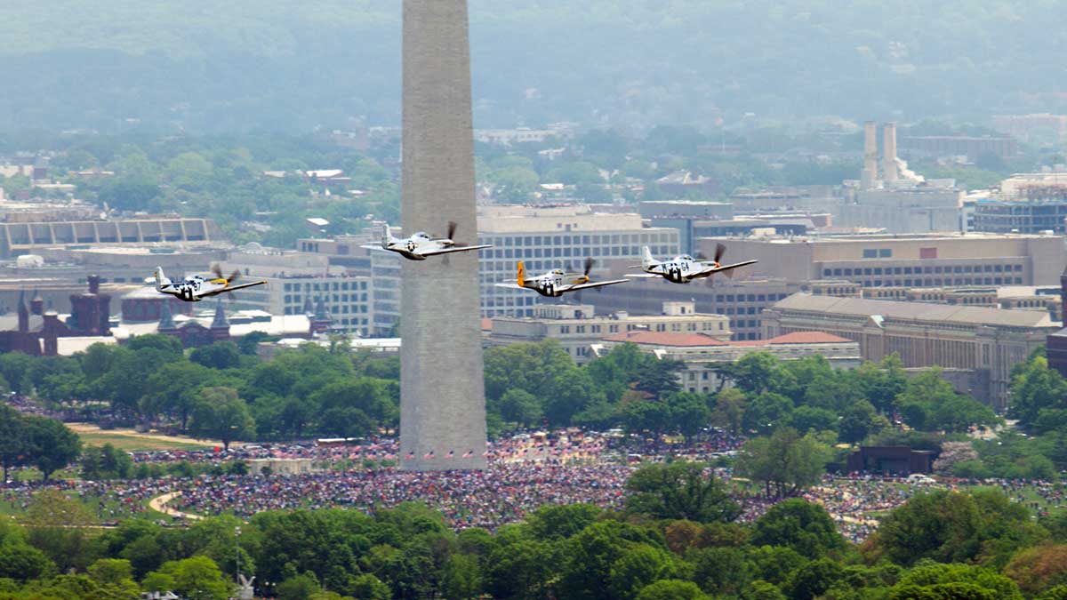 WWII Aircraft Flyover Scheduled Over Washington