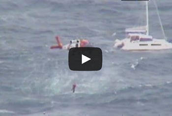 Video Captures Coast Guard Rescue in Rough Seas