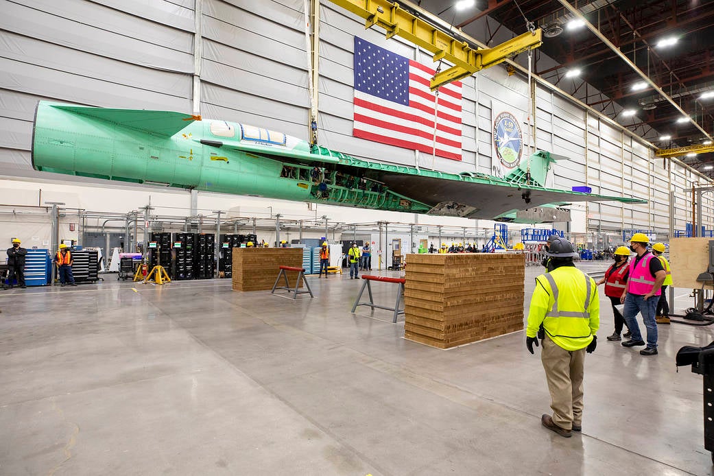 NASA&#8217;s Supersonic X-59 Readying For Structural Testing