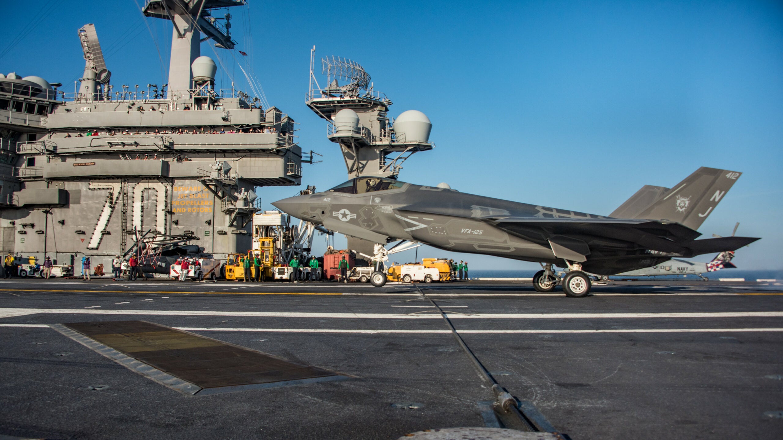 U.S. Navy Pilot Ejects During F-35C ‘Landing Mishap’