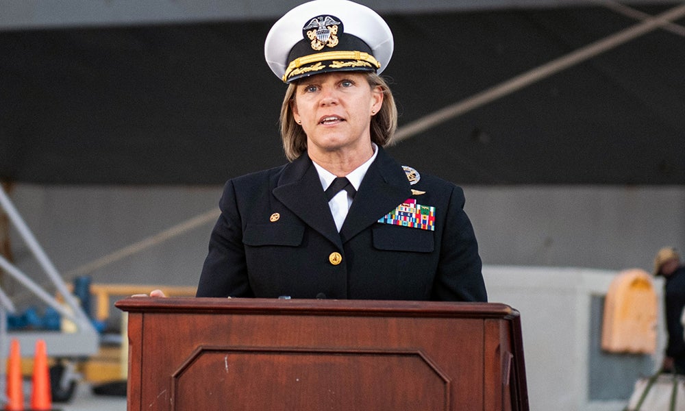 USS Abraham Lincoln Deploys With First Female Commander