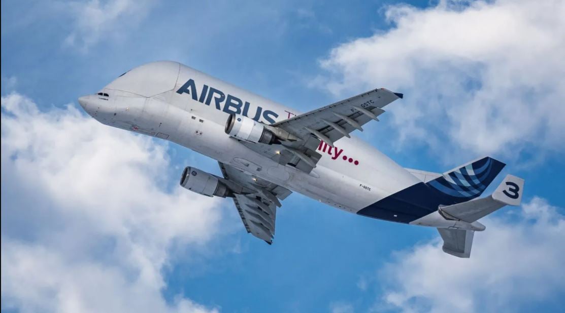 Airbus Launches Cargo Airline with Whale-Shaped Super Transporter
