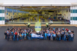 The First Production Cessna SkyCourier Rolls Out in Wichita