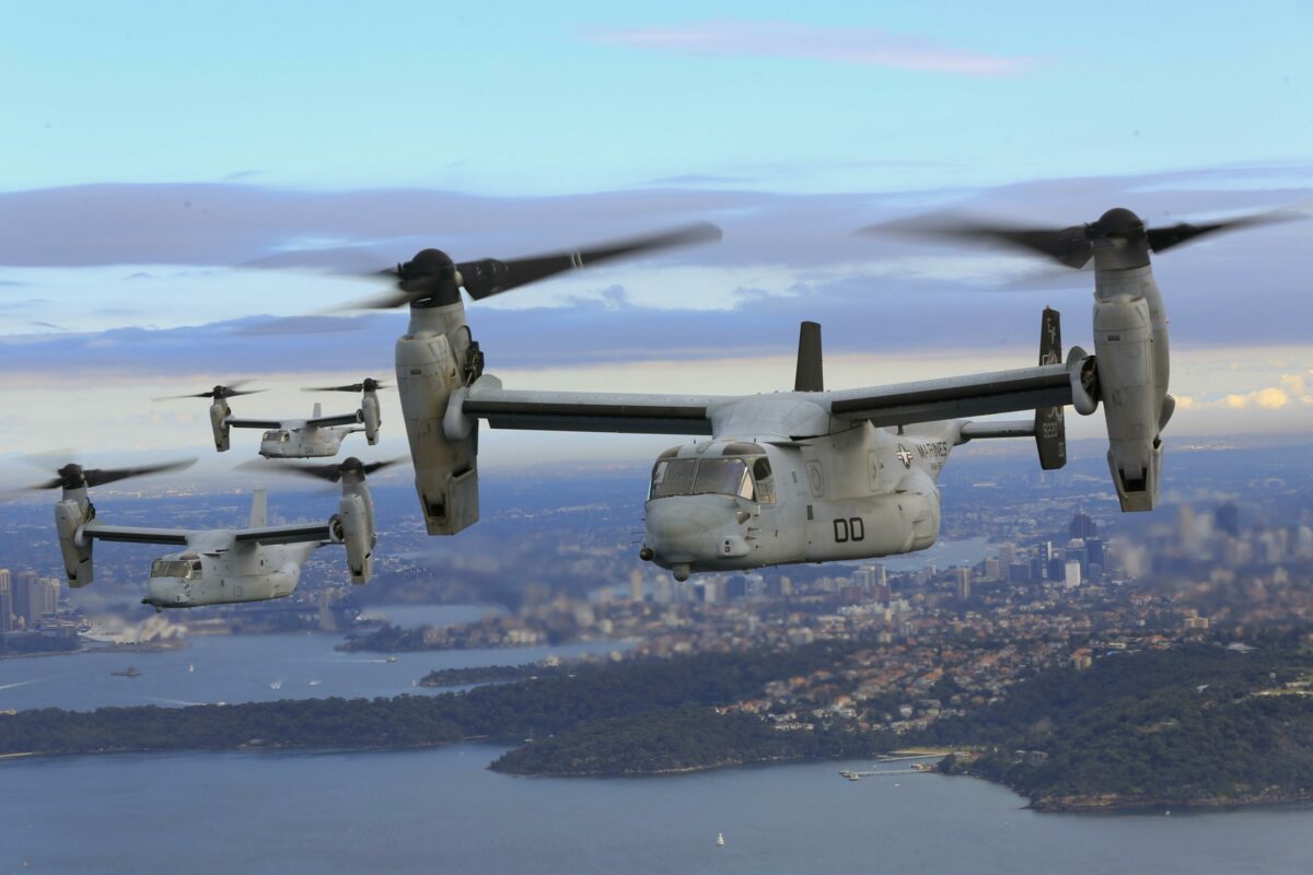 No Osprey Stand Down for Marine Corps After AFSOC CV-22 Grounding